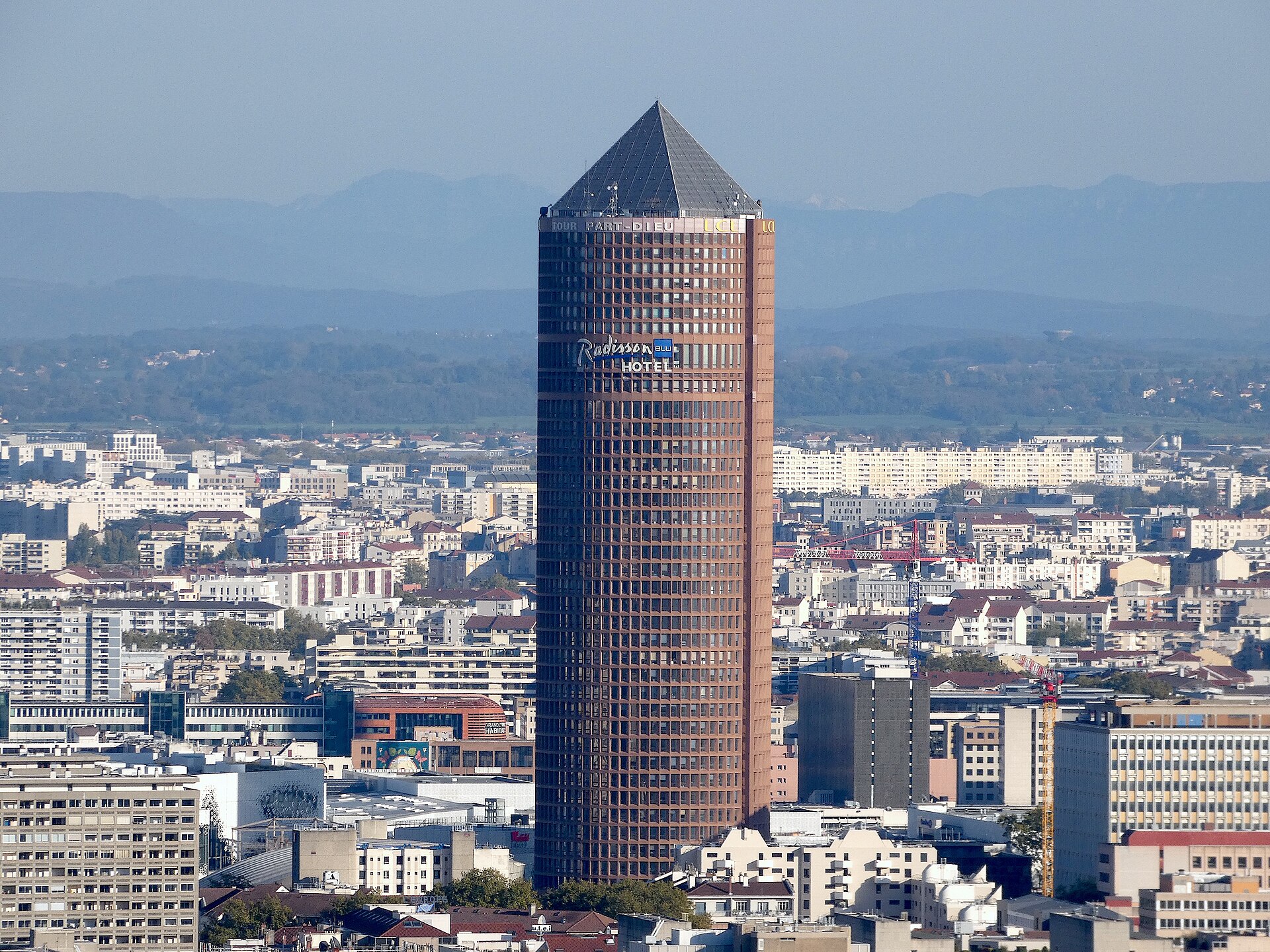 Tour Part-Dieu, crayon, Lyon